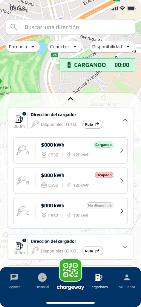 Chargeway Smart Charging - Navigation App | MWM