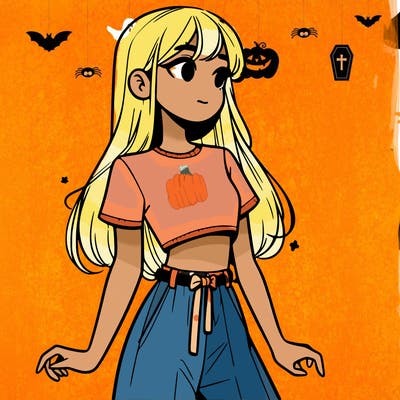 girl in a cute crop top