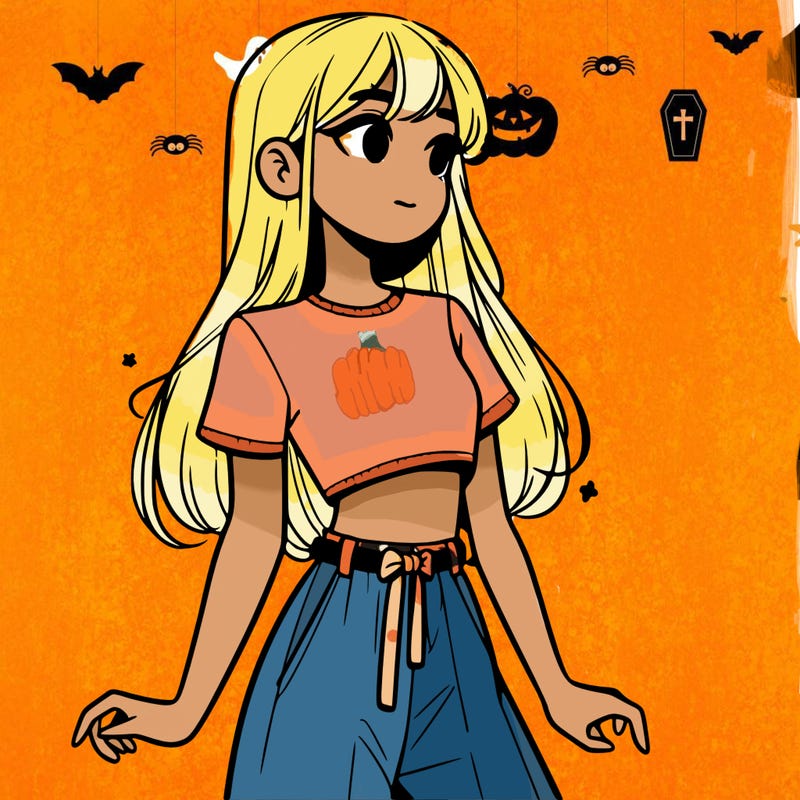 girl in a cute crop top