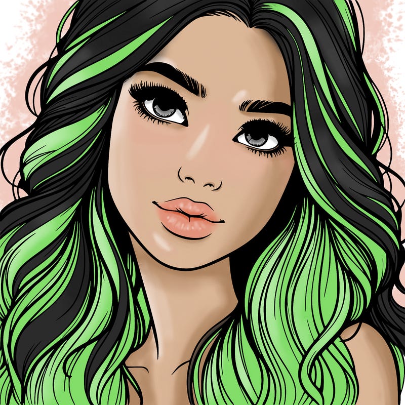 beautiful realistic girl