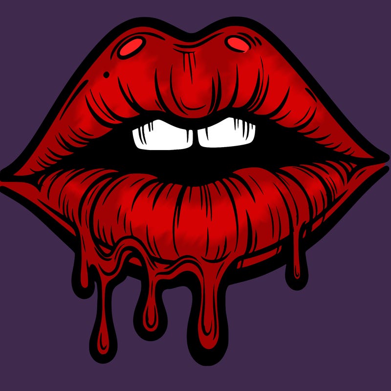 lips that look realistic and drip