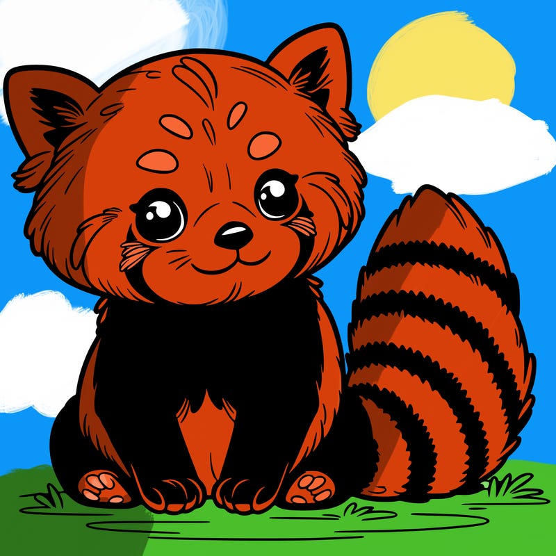 red panda