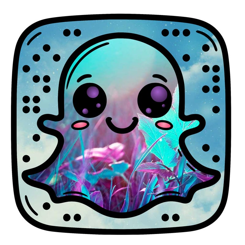 the real snapchat logo