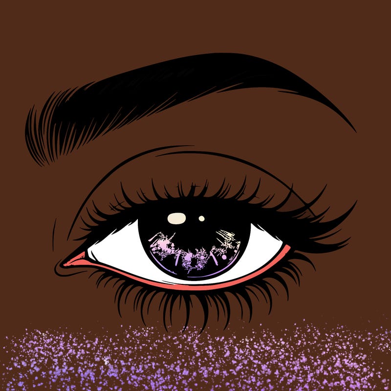 eye closed realistic