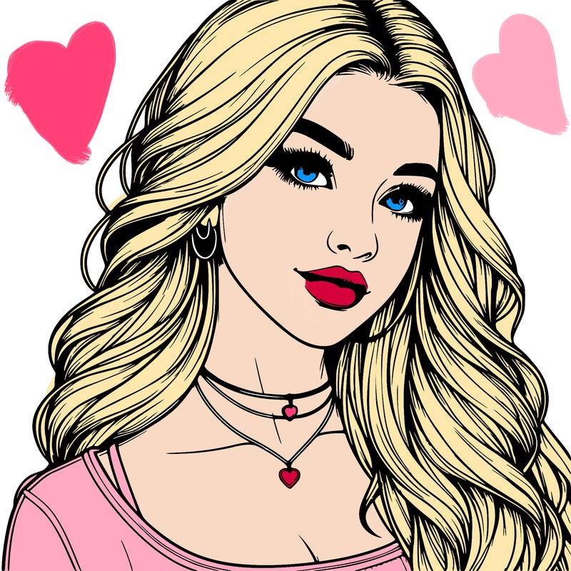 detailed realistic girl