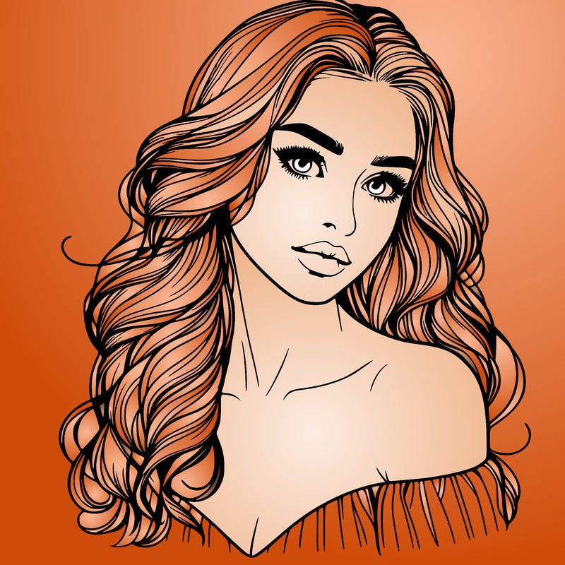 beautiful realistic girl