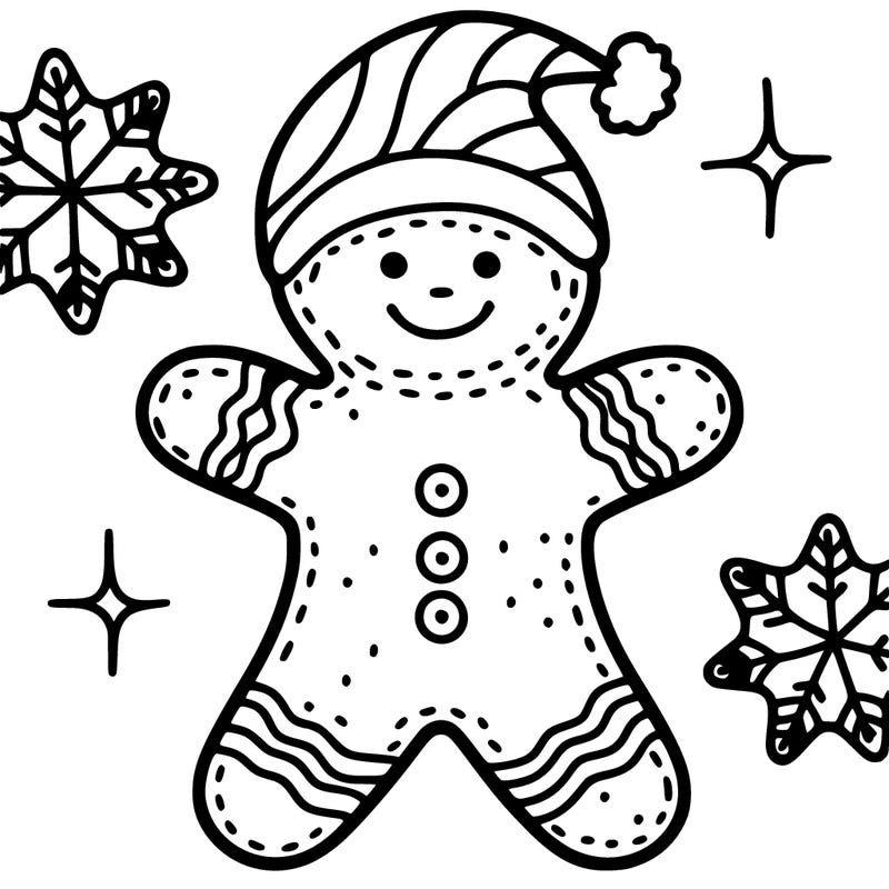 christmas gingerbread man