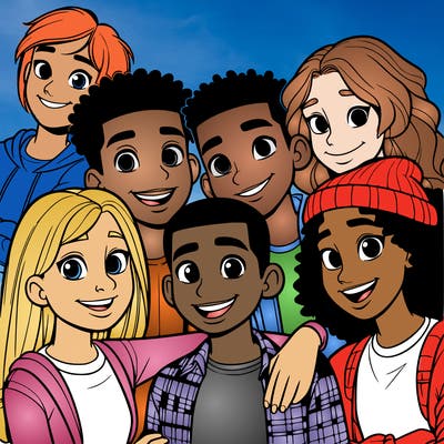 a mixed friend group