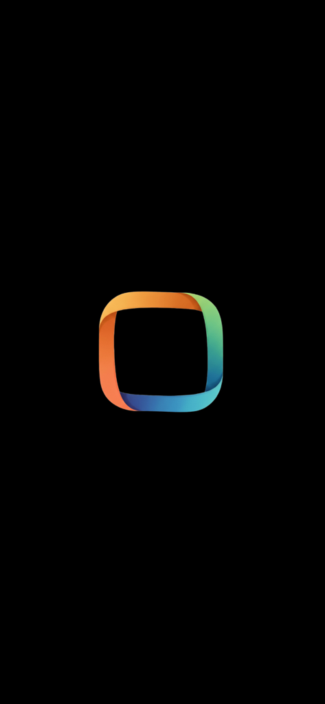 Fremo – Digital Photo Frame - Colorful square gradient logo for Fremo Digital Photo Frame on a black background