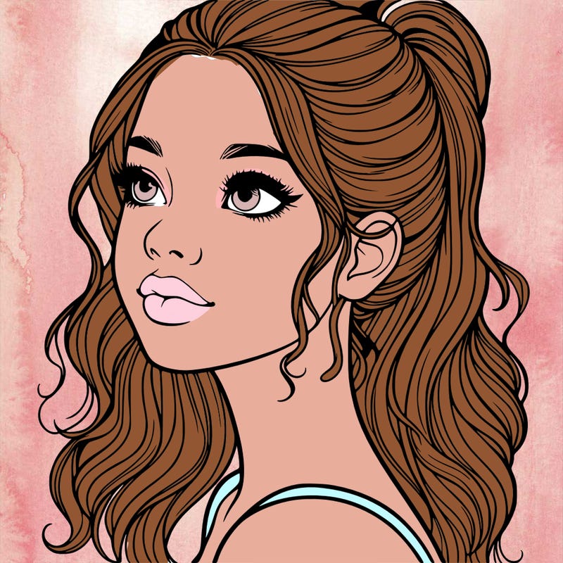 beautiful realistic girl