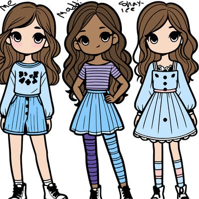 3 girls