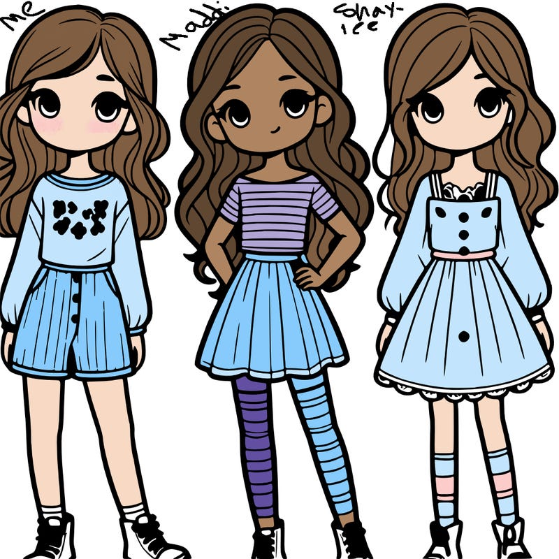 3 girls