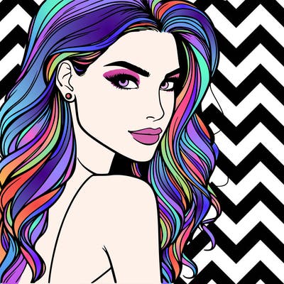 beautiful female fashion model