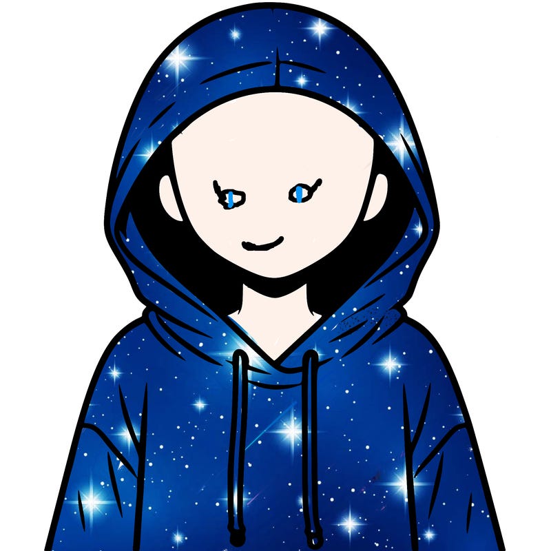 faceless girl in hoodie