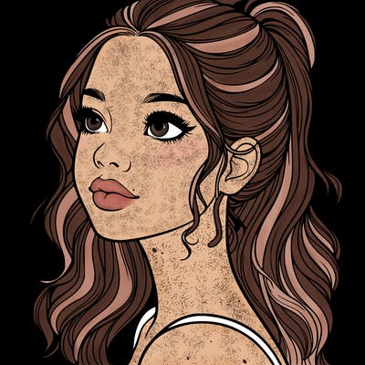 beautiful realistic girl