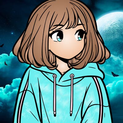 girl in a sweatshirt