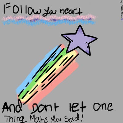 a shooting star in the sky