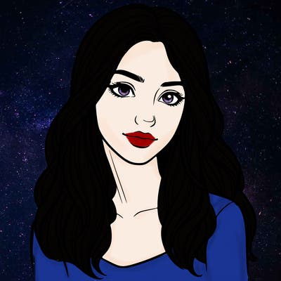 realistic young woman