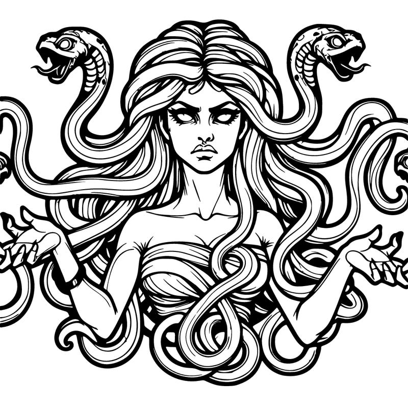 medusa realism scary