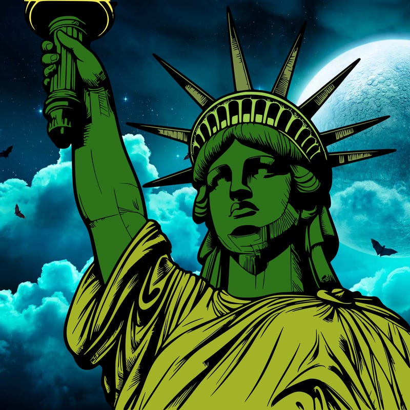 realistic statue of liberty