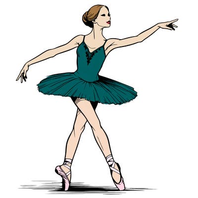 ballet dancer realistic