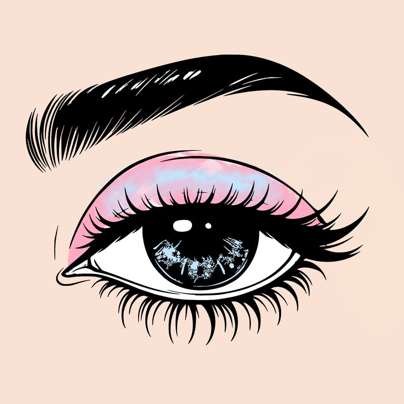 eye closed realistic