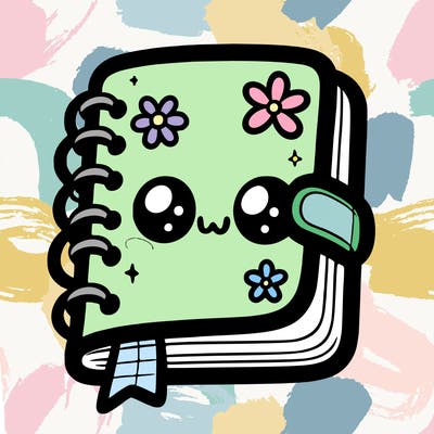 a cute notebook