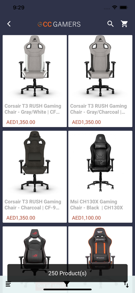 GCCGAMERS - Shopping App | MWM