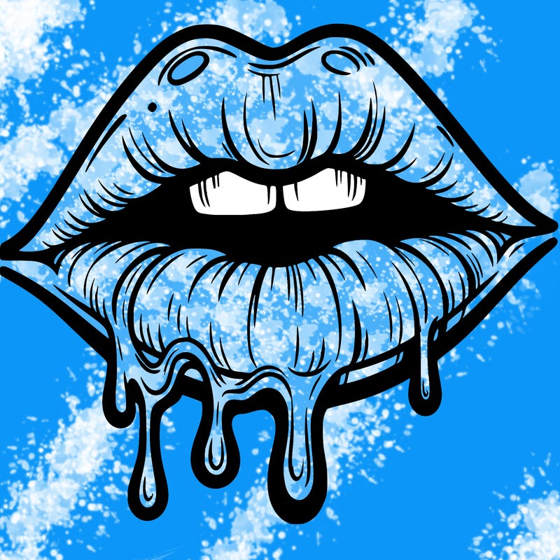 lips that look realistic and drip