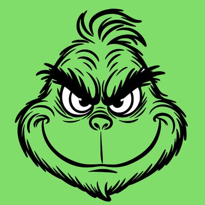 grinch face