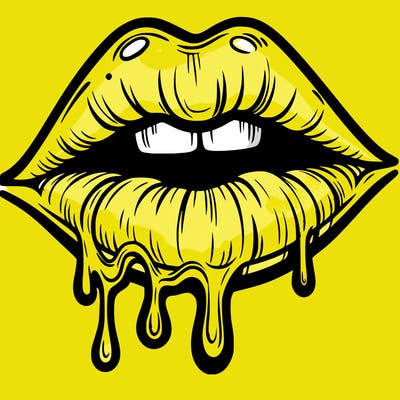 lips that look realistic and drip