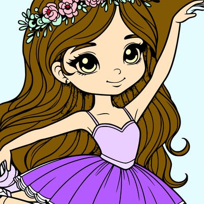 beautiful girl ballet dancer