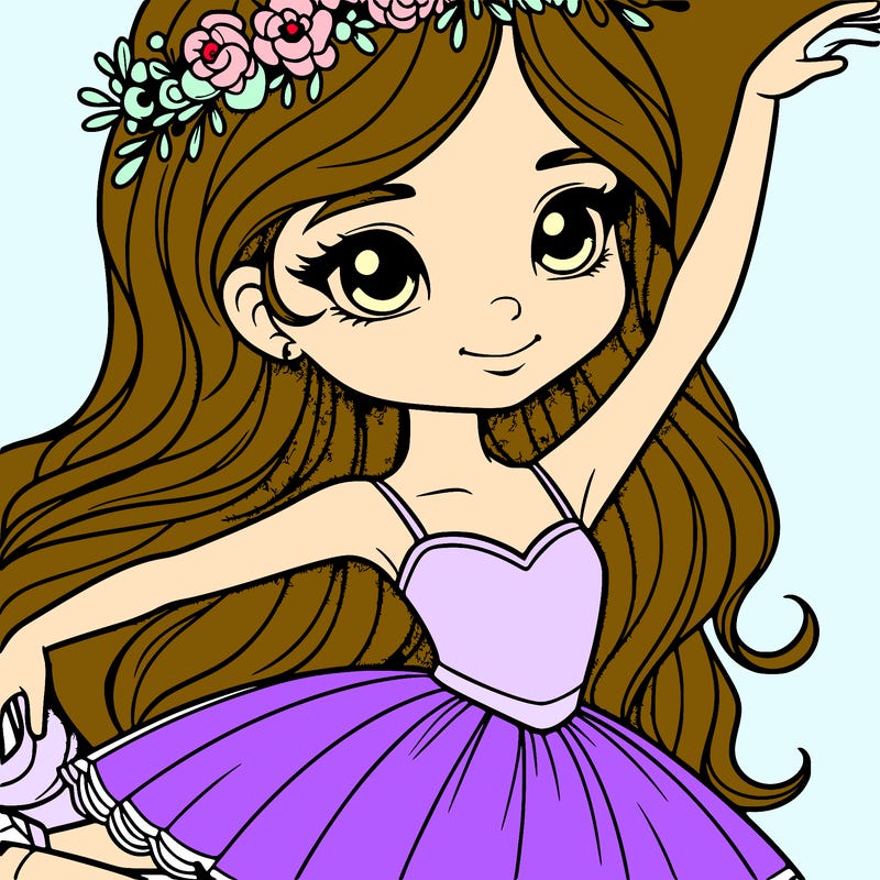 beautiful girl ballet dancer