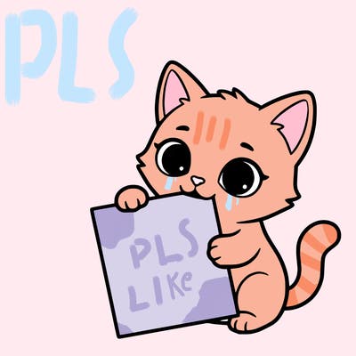 a small cat with a blank sheet of paper in its hand. the cat is sooooooo cute!