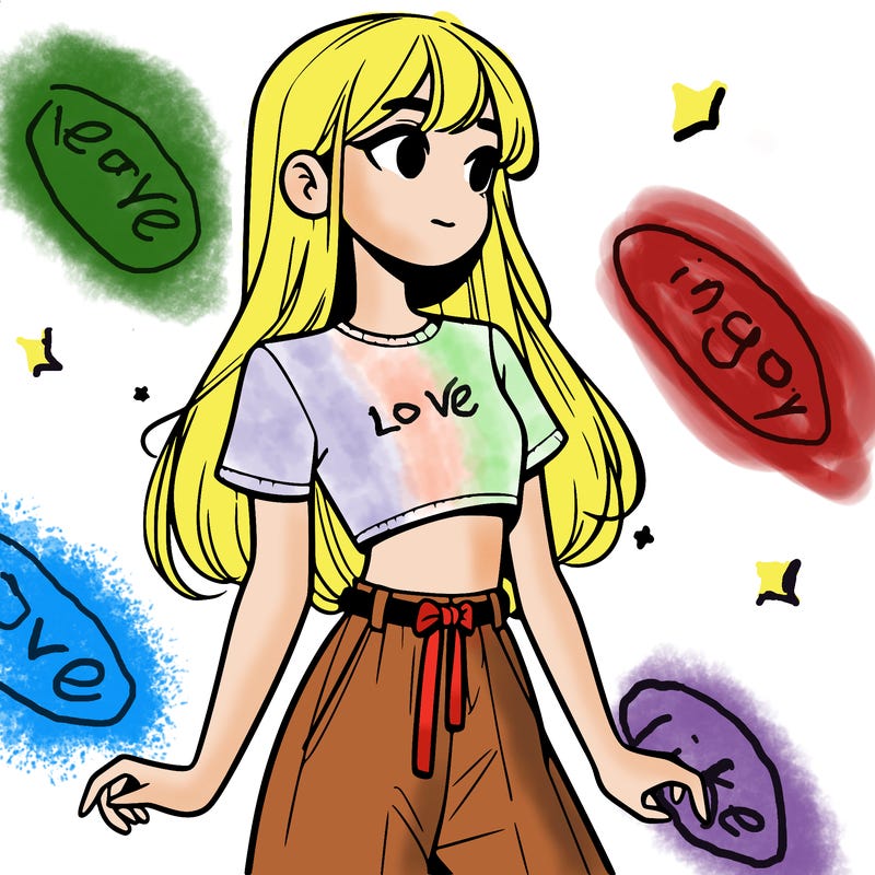 girl in a cute crop top