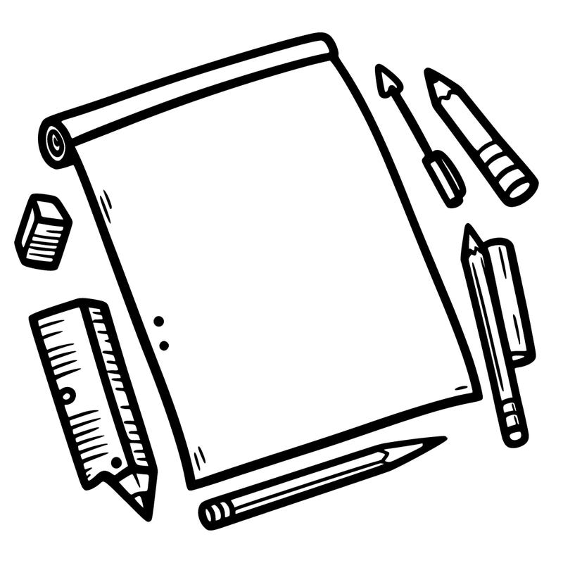 blank piece of paper