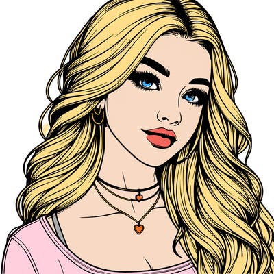 detailed realistic girl