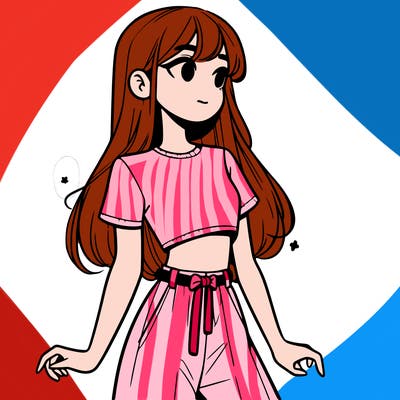 girl in a cute crop top