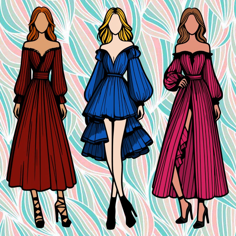 fashion models dresses