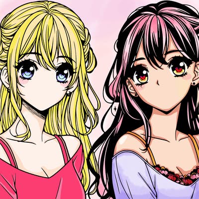 beautiful manga girl