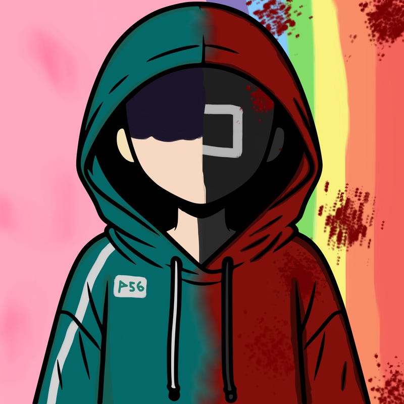 faceless girl in hoodie