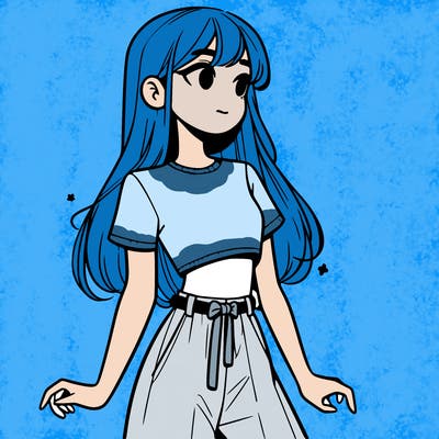 girl in a cute crop top