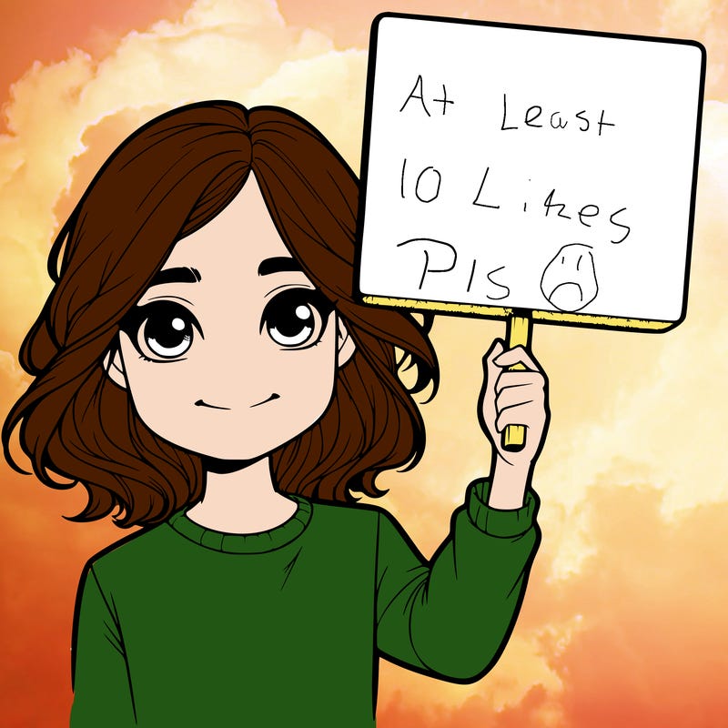 realistic girl holding up a sign
