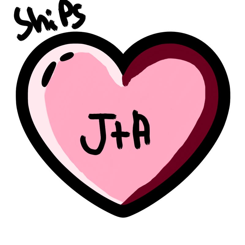 a blank heart