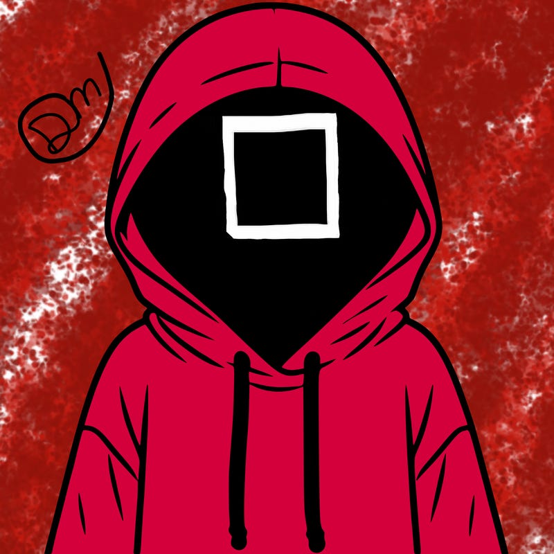 faceless girl in hoodie