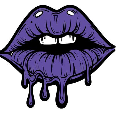 lips that look realistic and drip