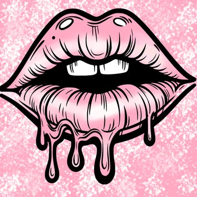 lips that look realistic and drip