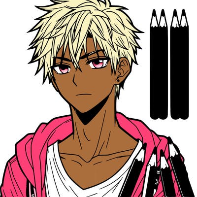male manga character