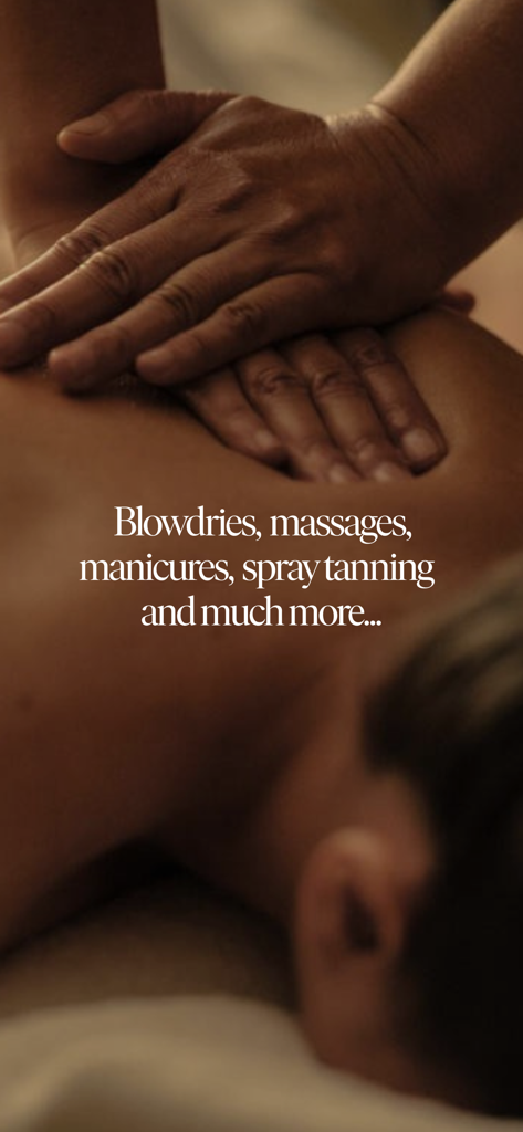 Ruuby - At-Home Beauty - Close up of a professional at home massage treatment from Ruuby beauty app