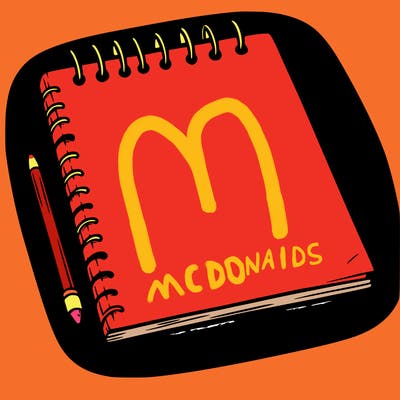 a blank sketch pad